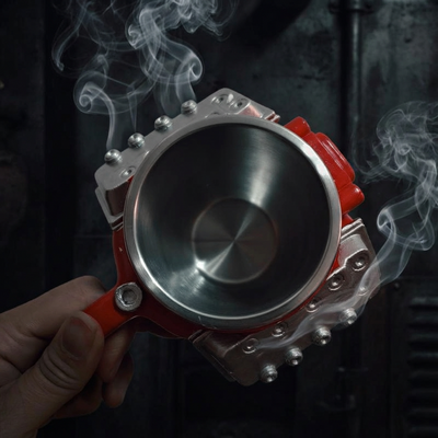 THE Coffee Mug - V8 Engine Stainless Steel